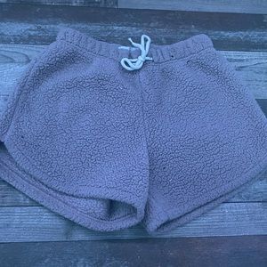 pink wool material Hollister shorts size small